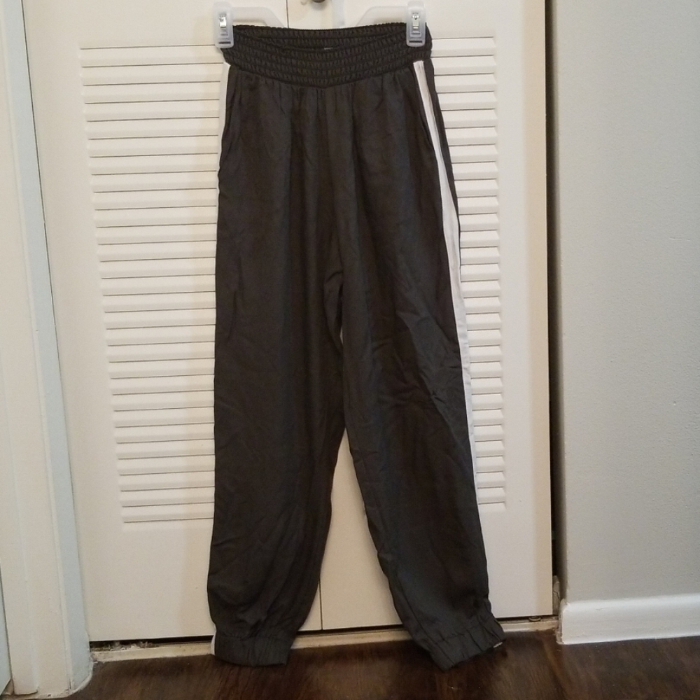 Don't Ask Why gray track pants